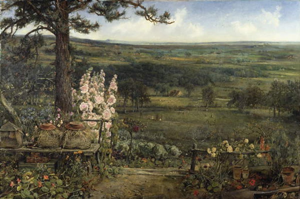 Detail of The Minister's Garden by Cecil Gordon Lawson