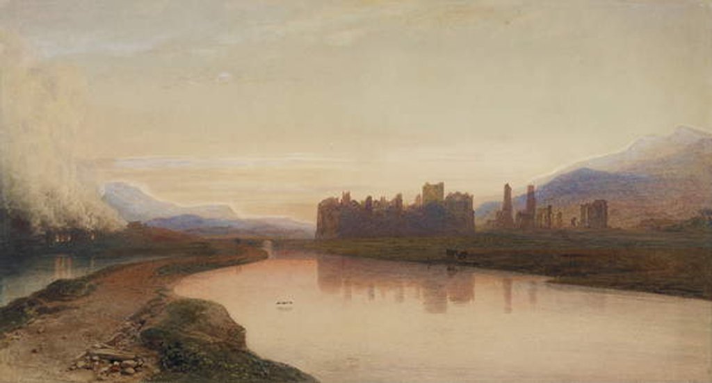 Detail of Neath Abbey, Glamorganshire by George Fennel Robson