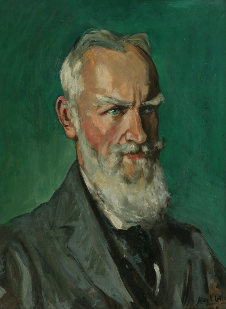 Detail of George Bernard Shaw, 1925 by Lady Hazel Lavery