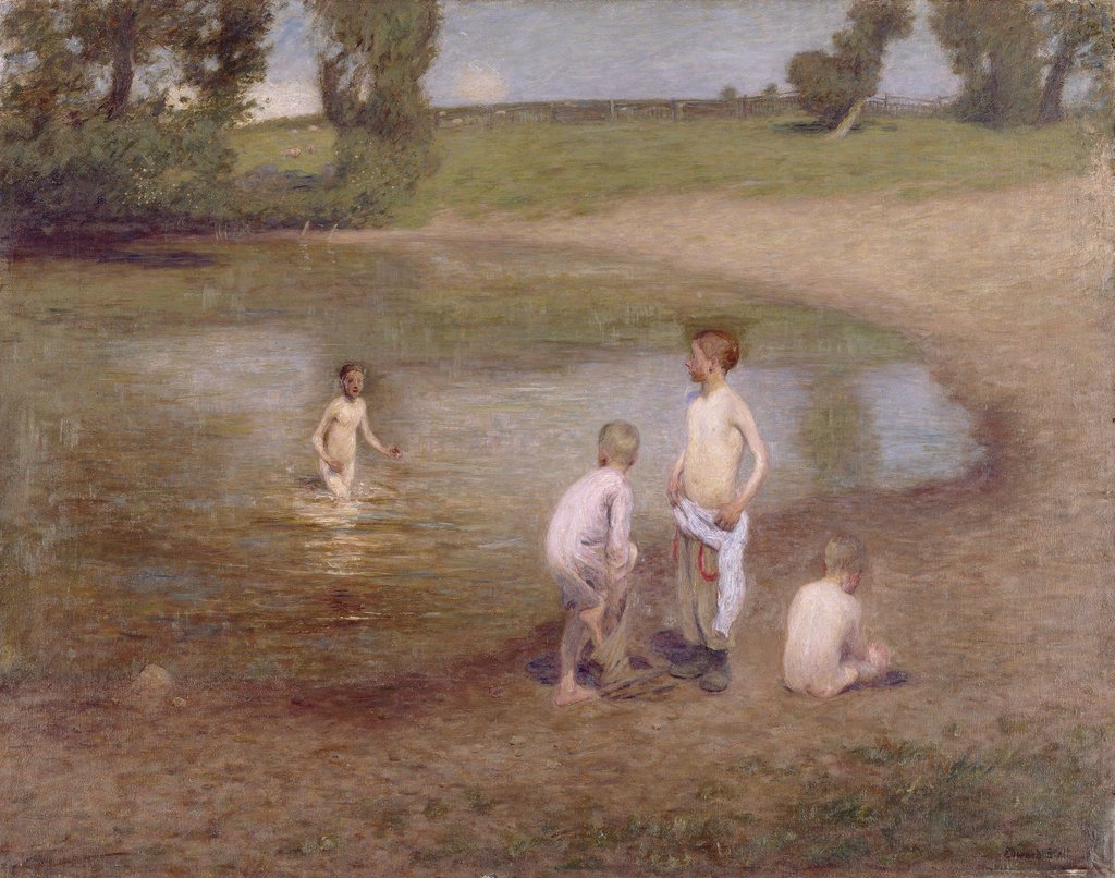 Detail of Noonday, 1895 by William Edward Stott