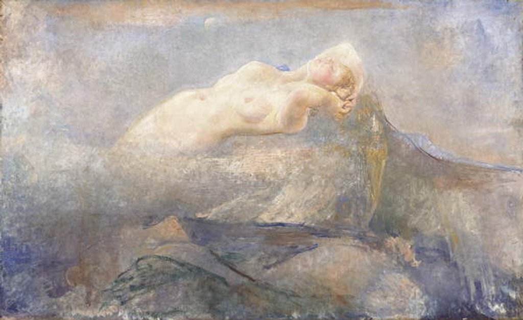 Detail of Montagna Mia, c.1923 by Annie Louisa Swynnerton