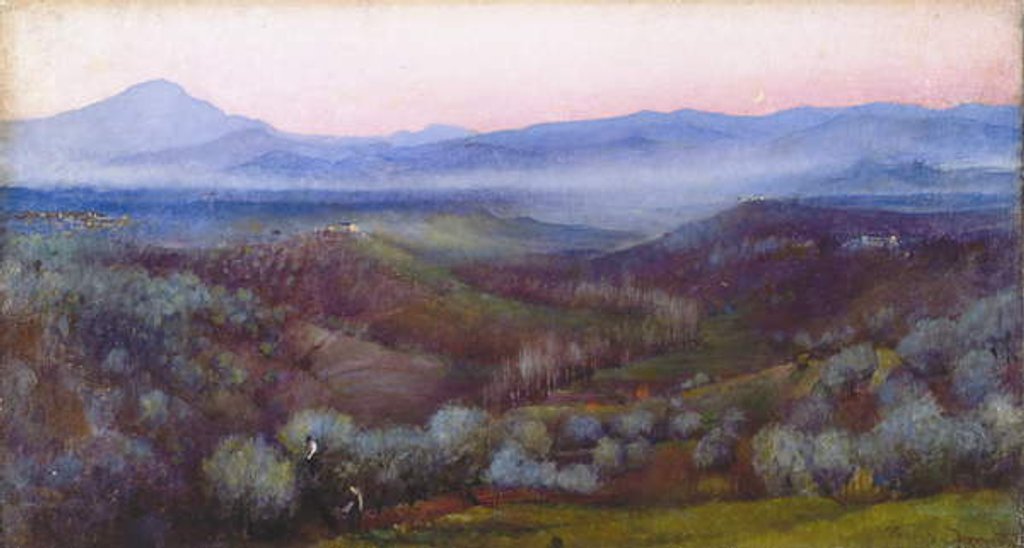 Detail of The Olive Gatherers, 1889 by Annie Louisa Swynnerton