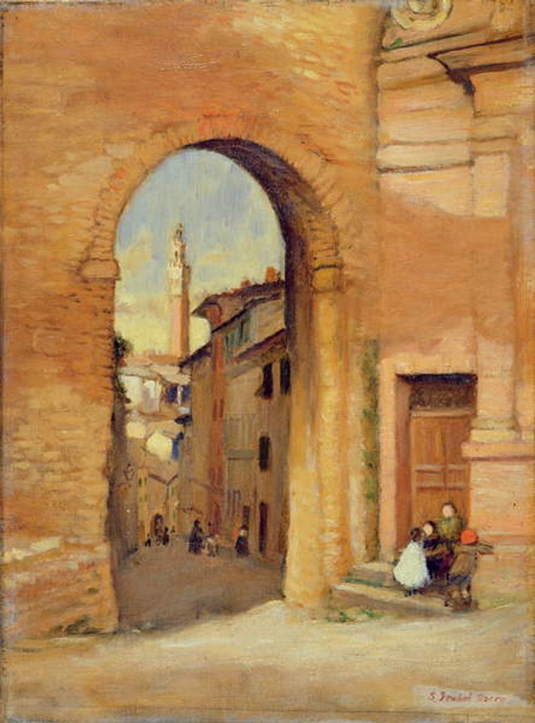 Detail of Gateway at Siena by Susan Isabel Dacre