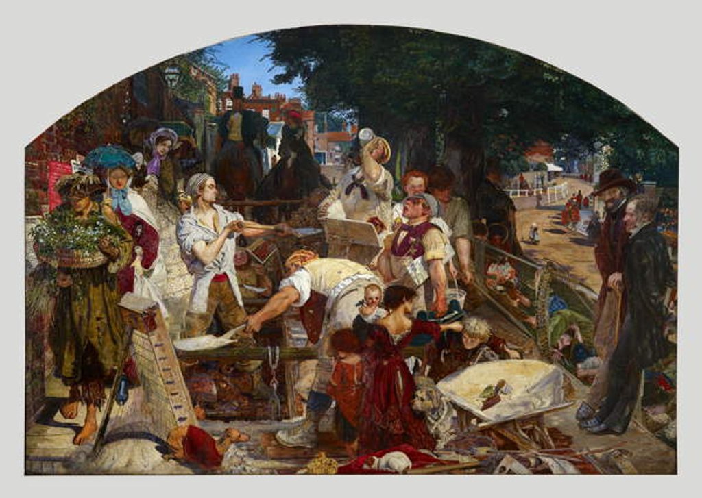 Detail of Work, 1852-65 by Ford Madox Brown