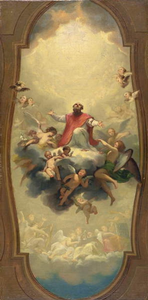 Detail of St. Eusebius Carried to Heaven, c.1757 by Anton Raphael Mengs