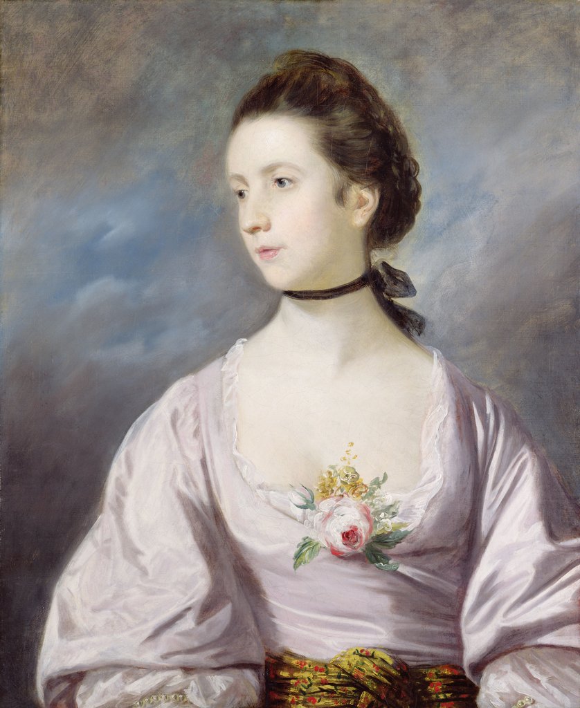 Detail of Lady Anstruther, c.1763 by Joshua Reynolds