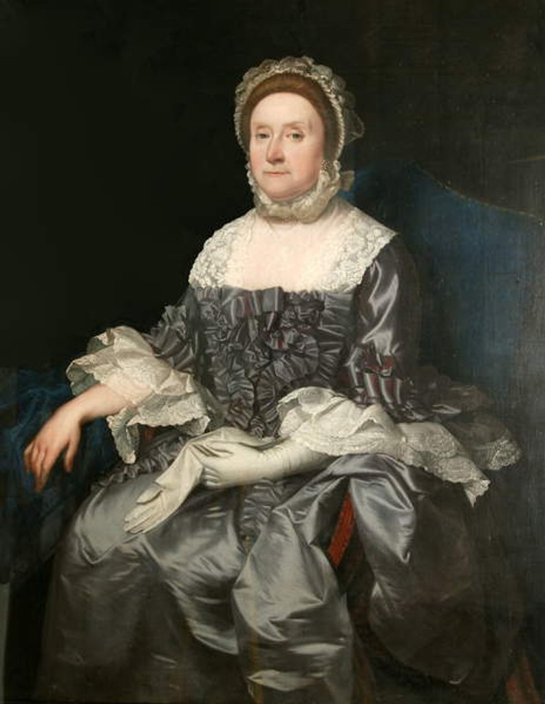 Detail of Deborah Worsley of Platt, 1765-70 by English School