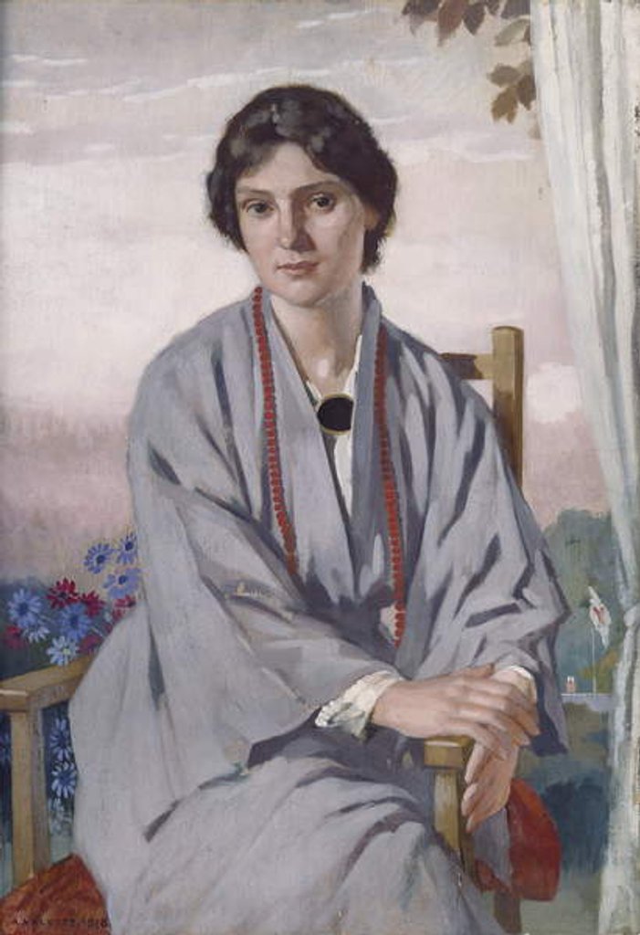 Detail of Portrait of May Aimee Smith, 1918 by Adolphe Valette