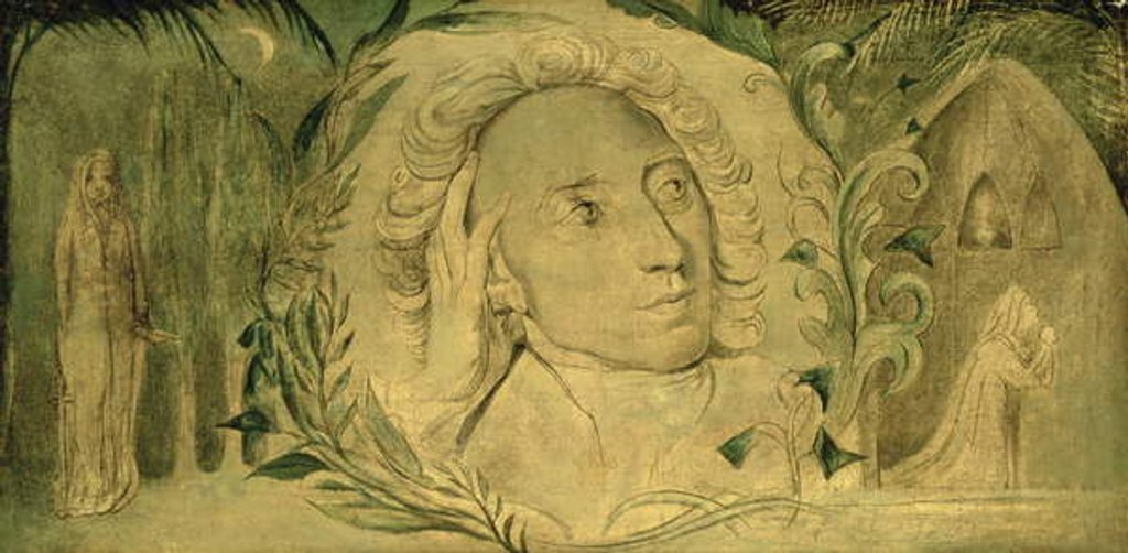 Detail of Alexander Pope, c.1800-03 by William Blake