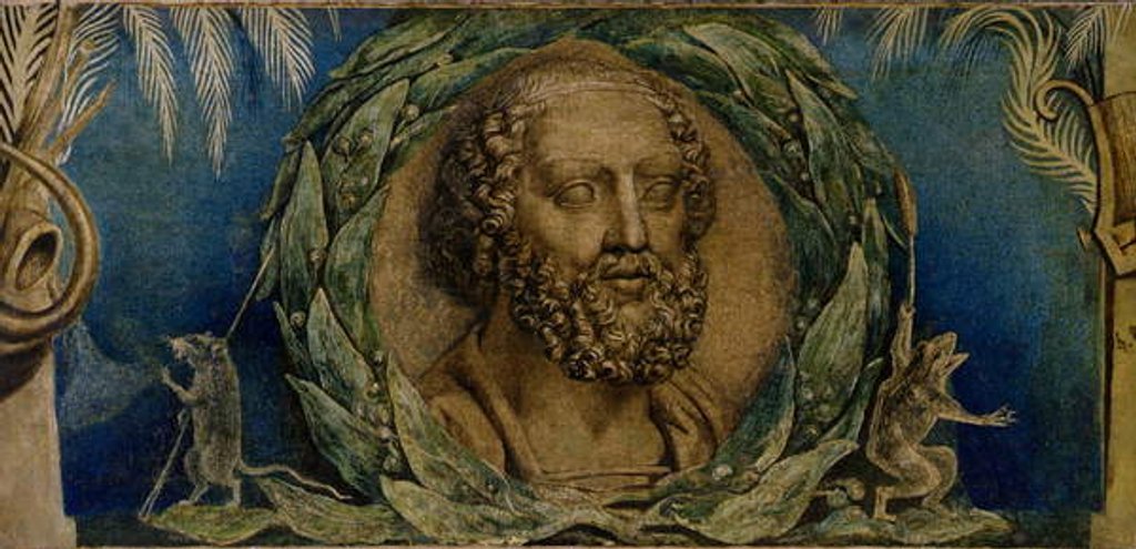 Detail of Homer, c.1800-03 by William Blake