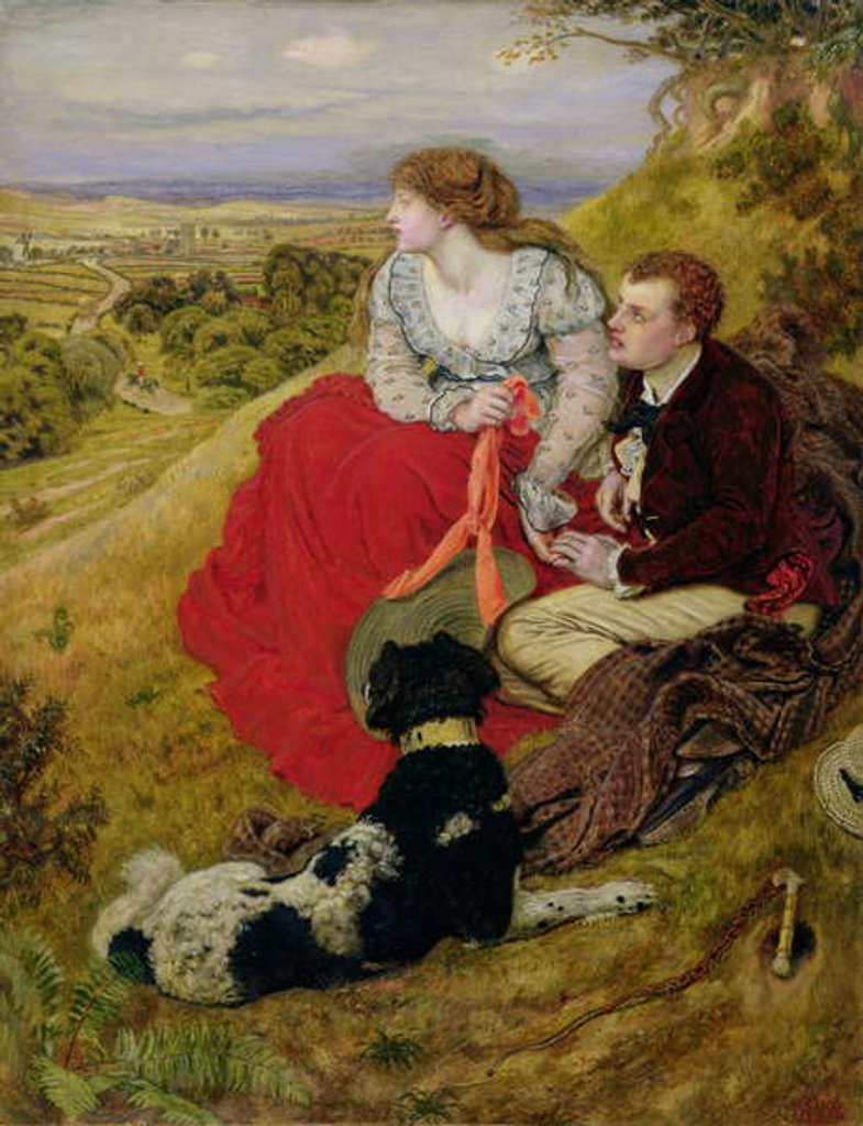 Detail of Byron's Dream, 1874 by Ford Madox Brown