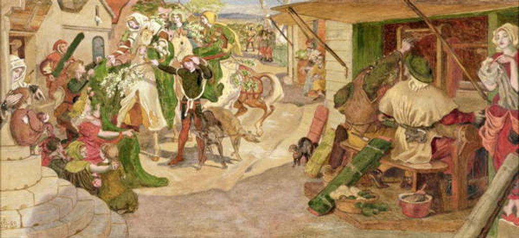 Detail of The Establishment of the Flemish Weavers in Manchester in 1363, 1888 by Ford Madox Brown