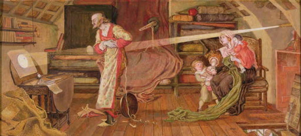 Detail of Crabtree watching the Transit of Venus in 1639, 1881-88 by Ford Madox Brown