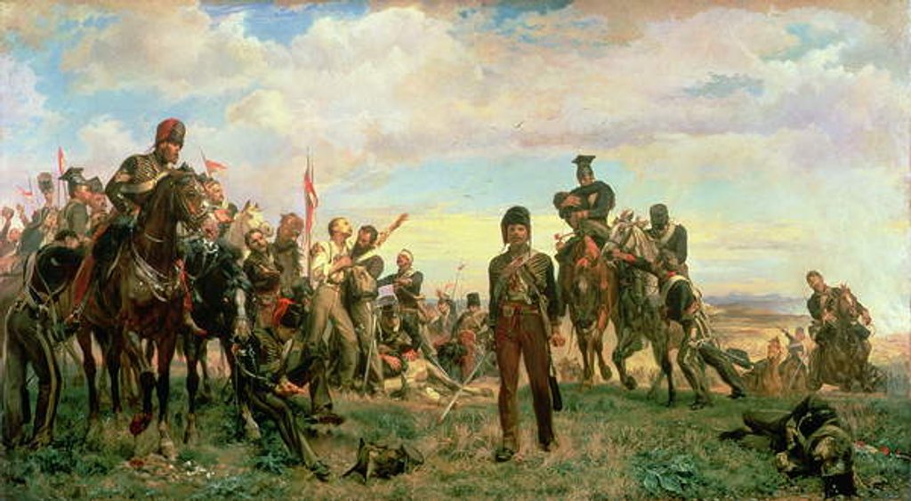 Detail of Balaclava, 1876 by Lady Butler