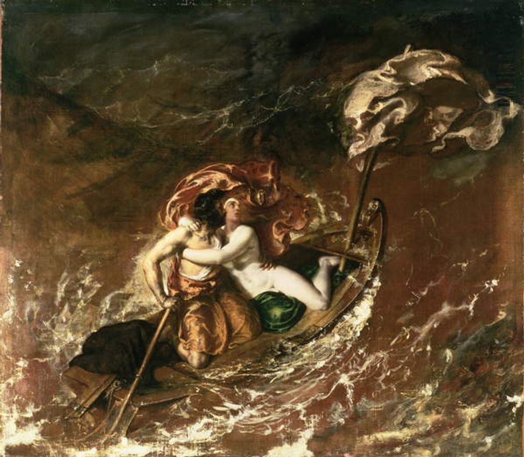 Detail of The Storm, 1829-30 by William Etty