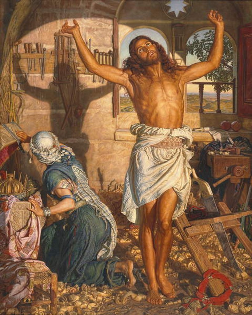 Detail of The Shadow of Death, 1870-73 by William Holman Hunt
