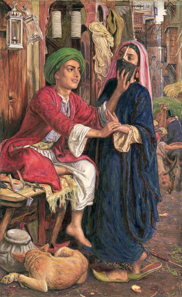 Detail of The Lantern Maker's Courtship, c.1854-60 by William Holman Hunt