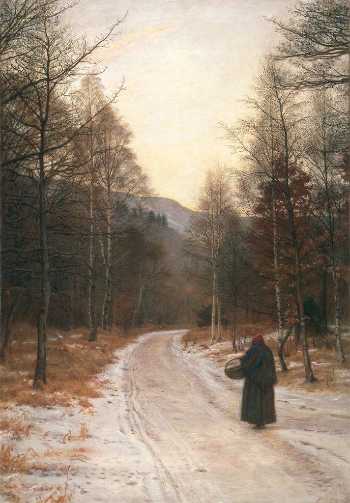 Detail of Glen Birnam, 1891 by John Everett Millais
