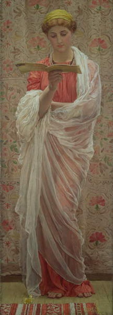 Detail of A Reader, c.1877 by Albert Joseph Moore