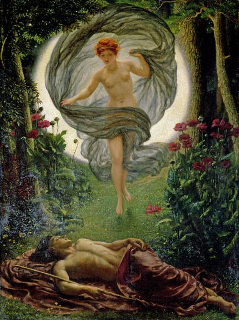Detail of The Vision of Endymion, 1902 by Edward John Poynter
