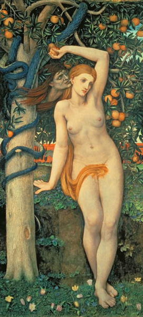 Detail of Eve Tempted, c.1877 by John Roddam Spencer Stanhope