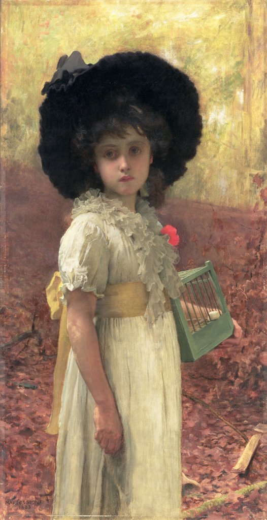Detail of The Lost Bird, 1883 by Marcus Stone