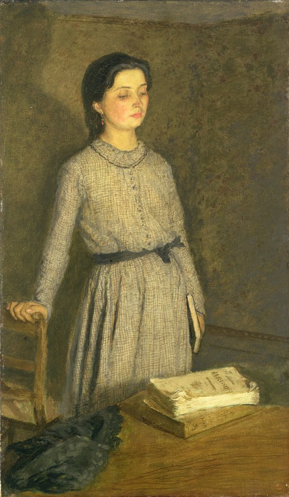 Detail of The Student, 1903 by Gwen John