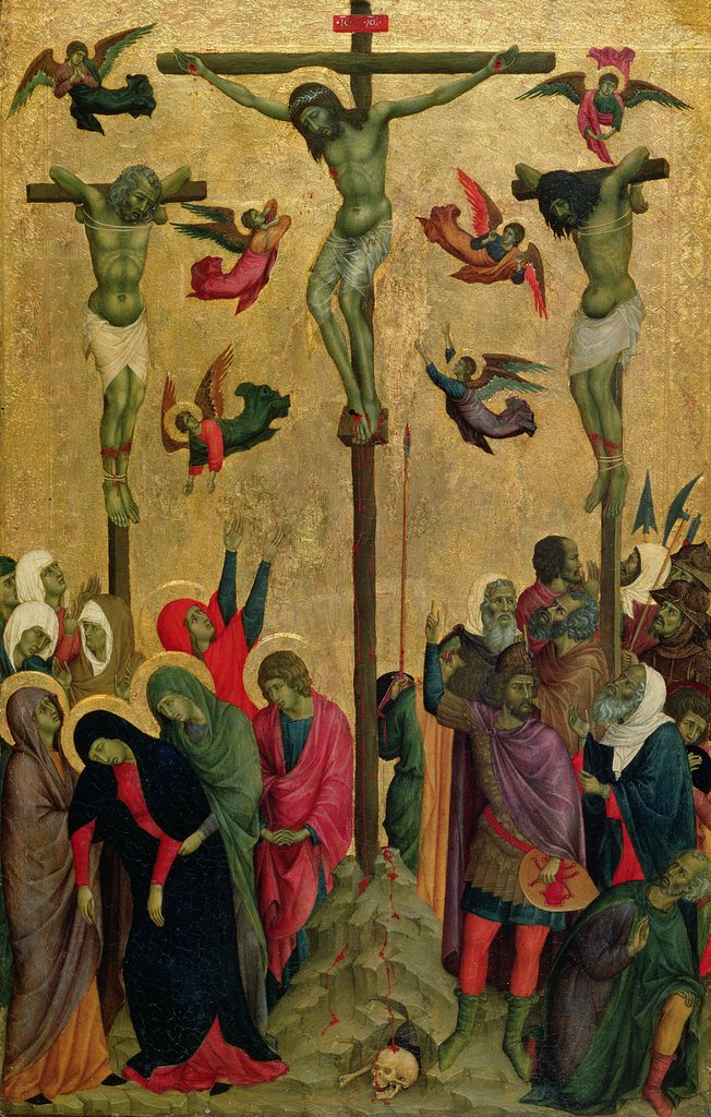 Detail of The Crucifixion, c.1315-30 by Duccio di Buoninsegna