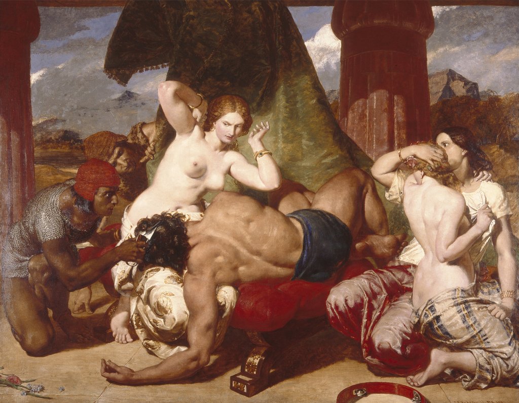Detail of Samson Betrayed, 1850 by Frederick Richard Pickersgill