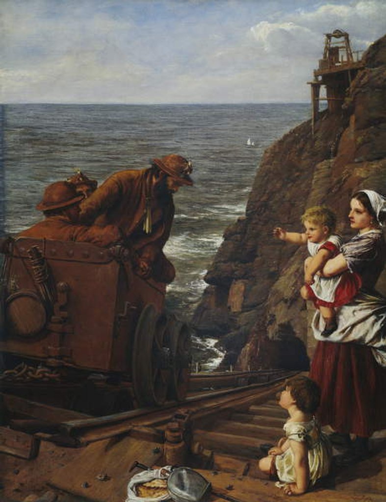 Detail of From Under the Sea, 1864 by James Clarke Hook