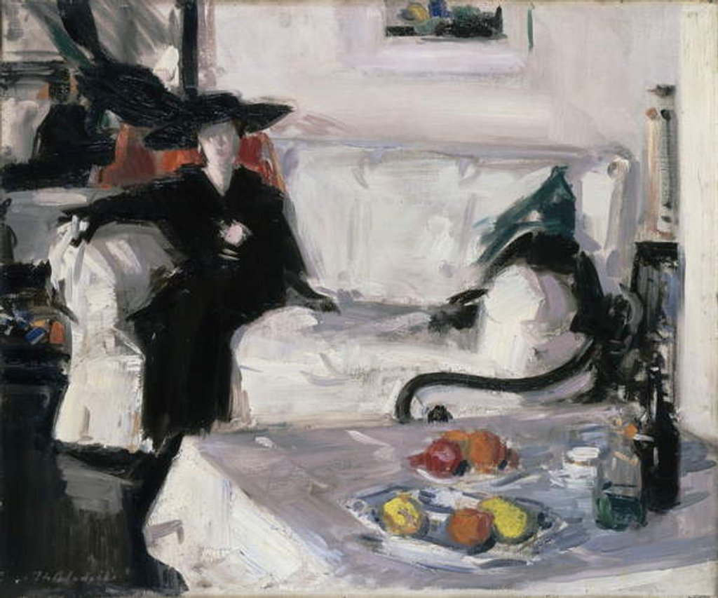 Detail of Interior with figure, 1914-15 by Francis Campbell Boileau Cadell
