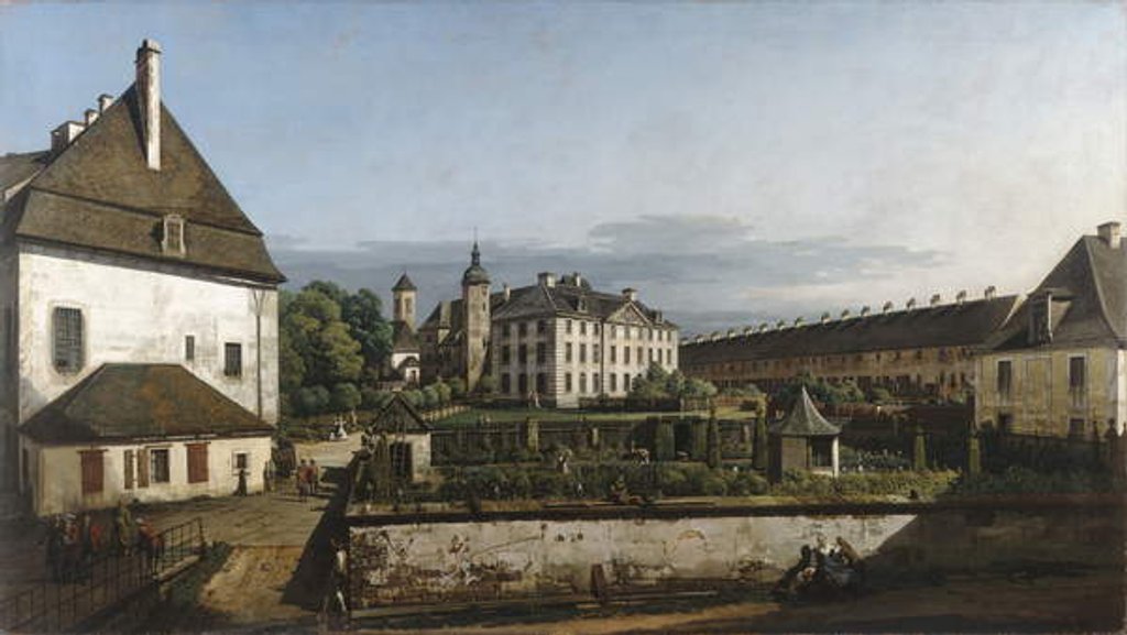 Detail of The Fortress of Konigstein: Courtyard with the Brunnenhaus, 1756-58 by Bernardo Bellotto