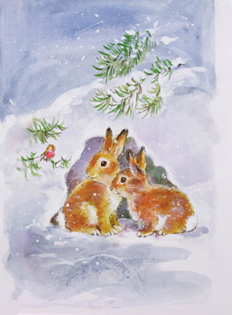 Detail of A Christmas Message by Diane Matthes