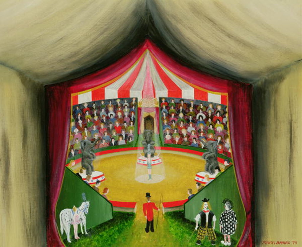 Detail of The Circus, 1979 by Mark Baring