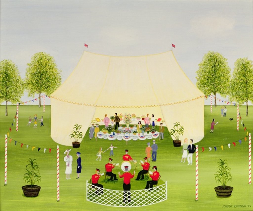 Detail of The Garden Party by Mark Baring