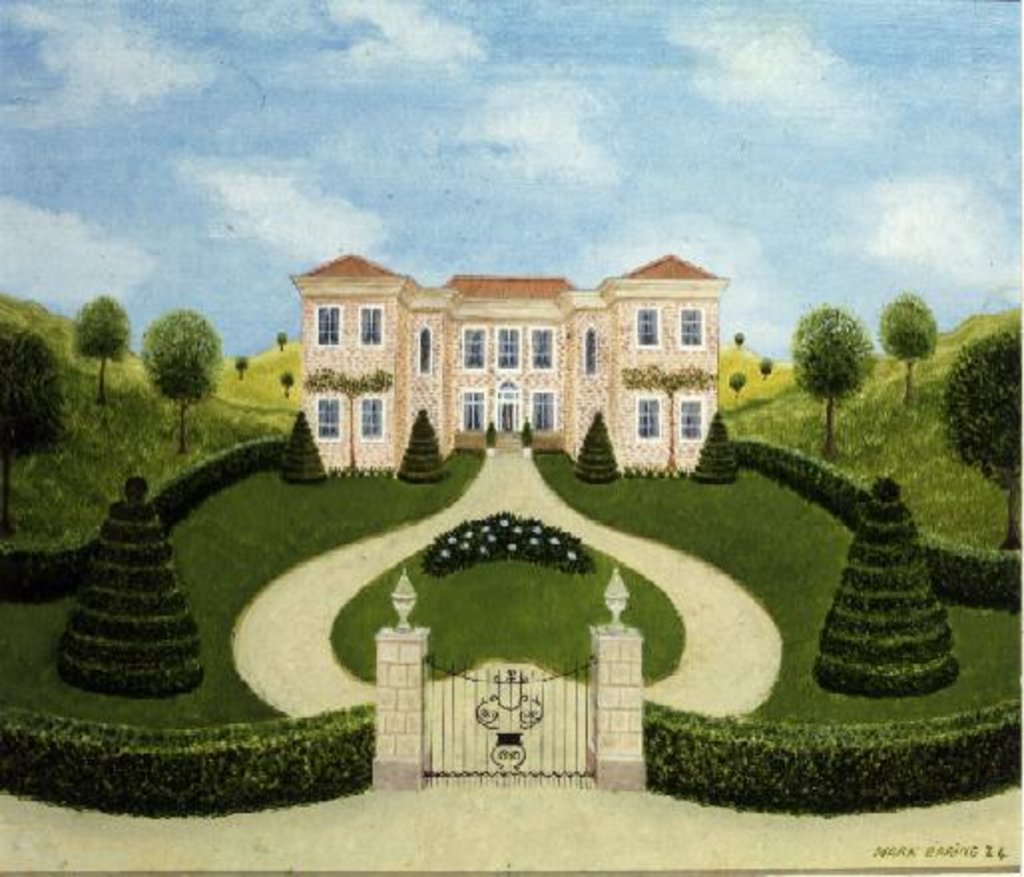 Detail of Blue Rhododendrons, 1984 by Mark Baring