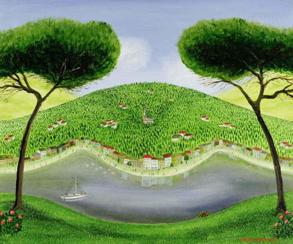 Detail of Italian Bay by Mark Baring