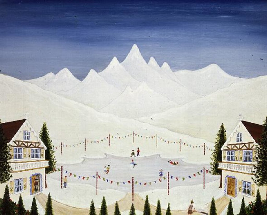 Detail of Skaters by Mark Baring