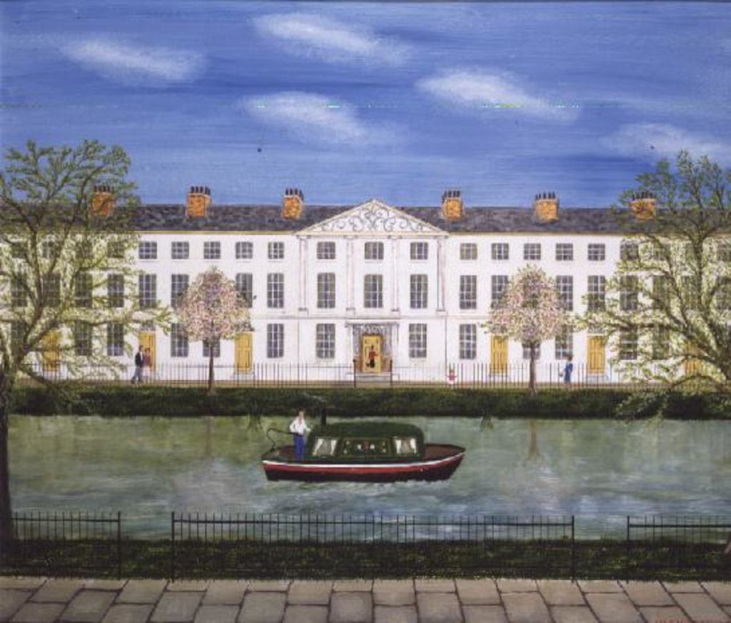 Detail of The Canal Barge by Mark Baring