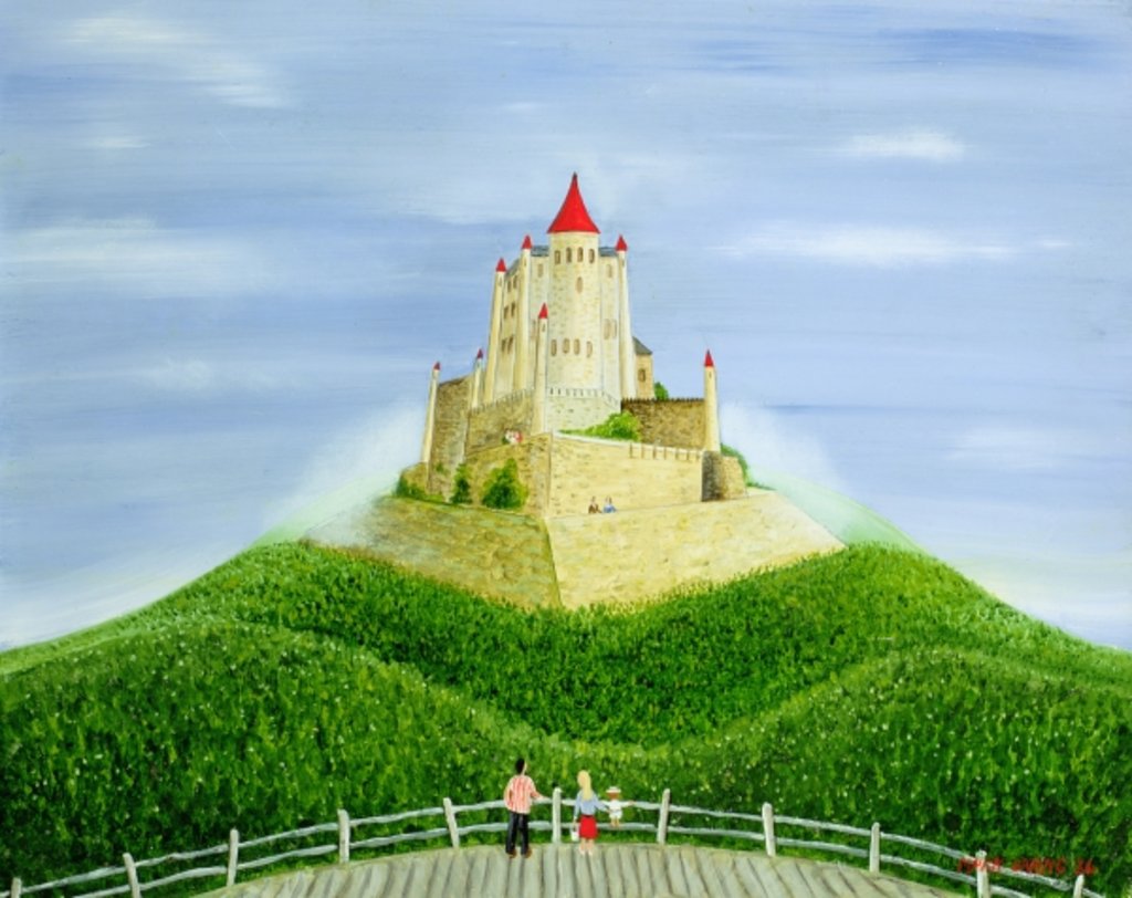 Detail of The Castle by Mark Baring