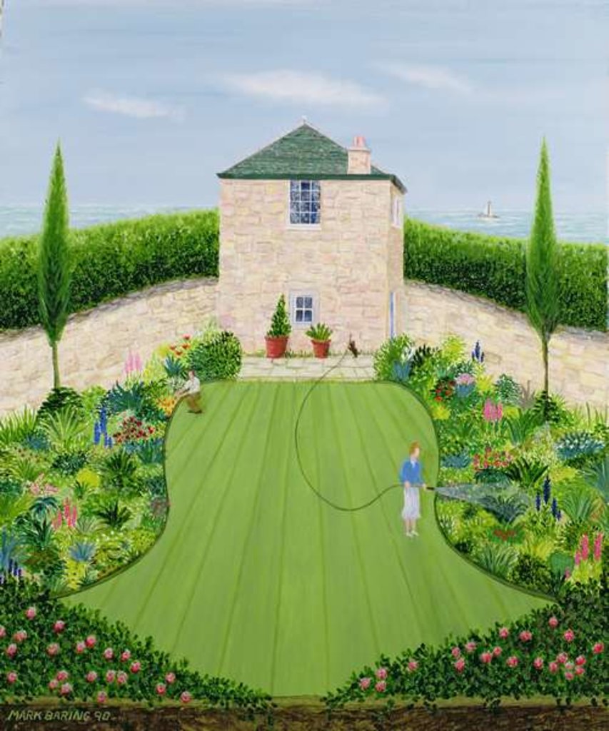 Detail of Garden by the Sea by Mark Baring