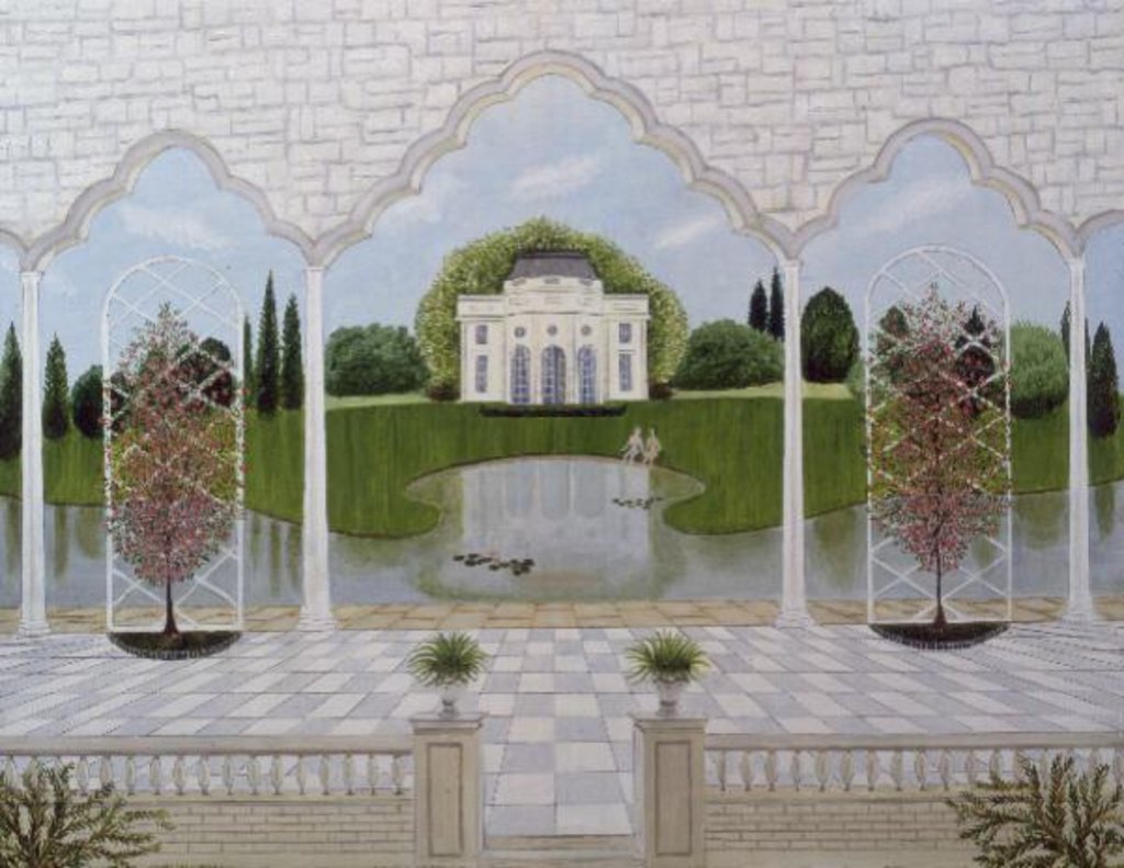 Detail of Le Chateau Rose, 1993 by Mark Baring