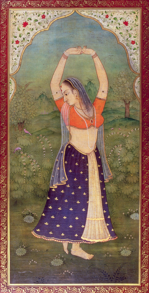 Detail of Woman in a Green Landscape by Mark Briscoe