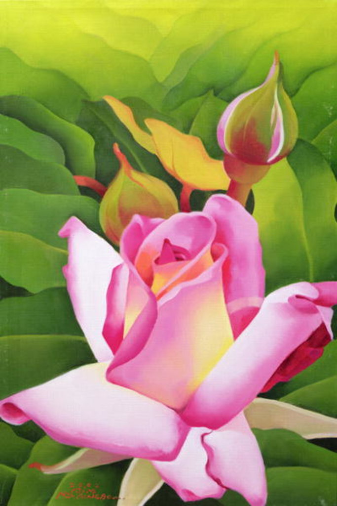 Detail of The Rose, 2002 by Myung-Bo Sim