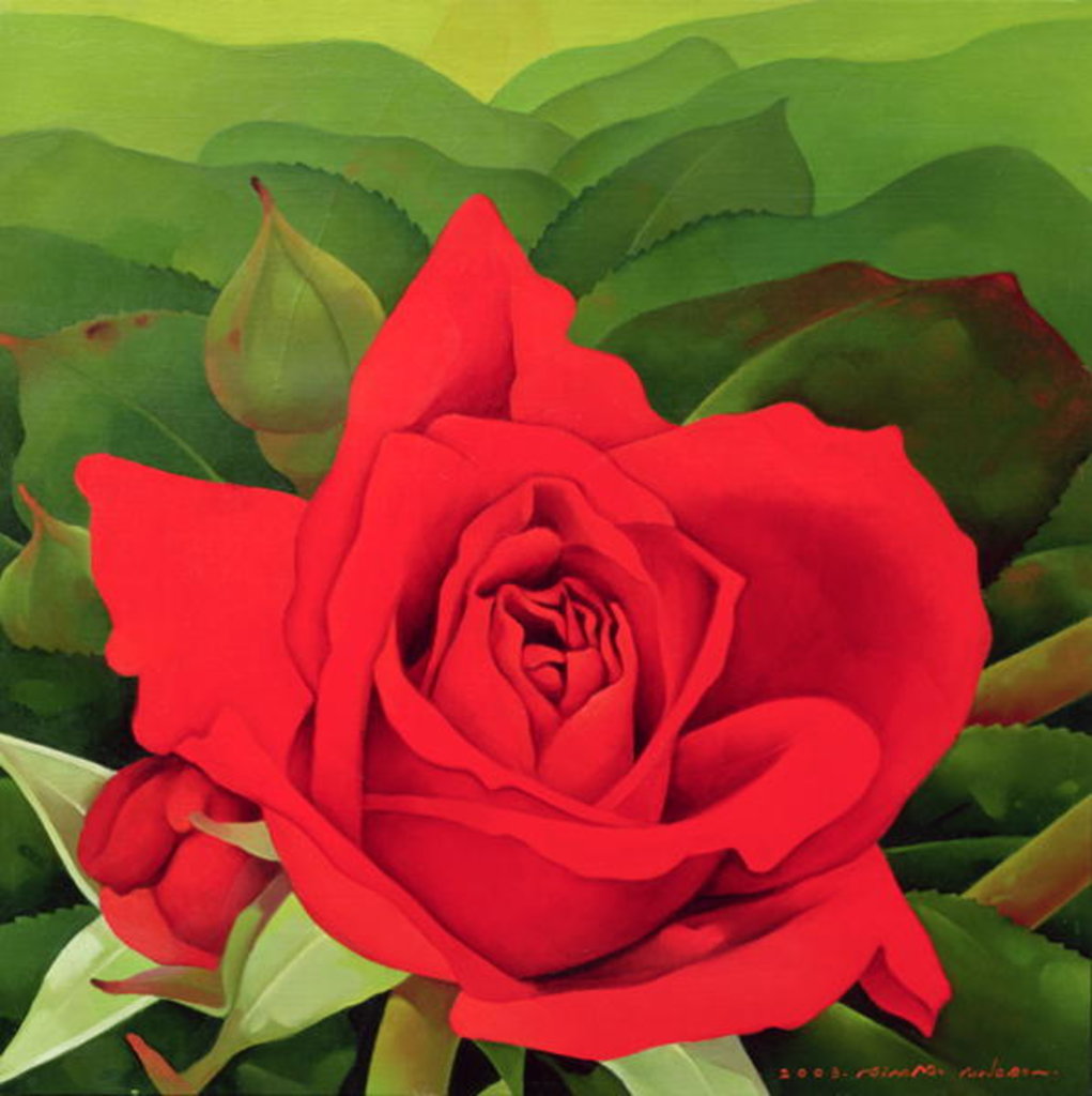 Detail of The Rose, 2003 by Myung-Bo Sim