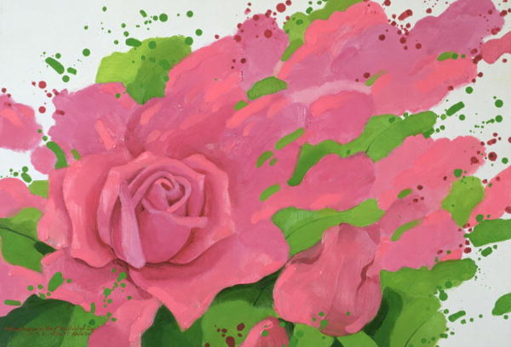 Detail of The Rose, in the Festival of Light, 1995 by Myung-Bo Sim