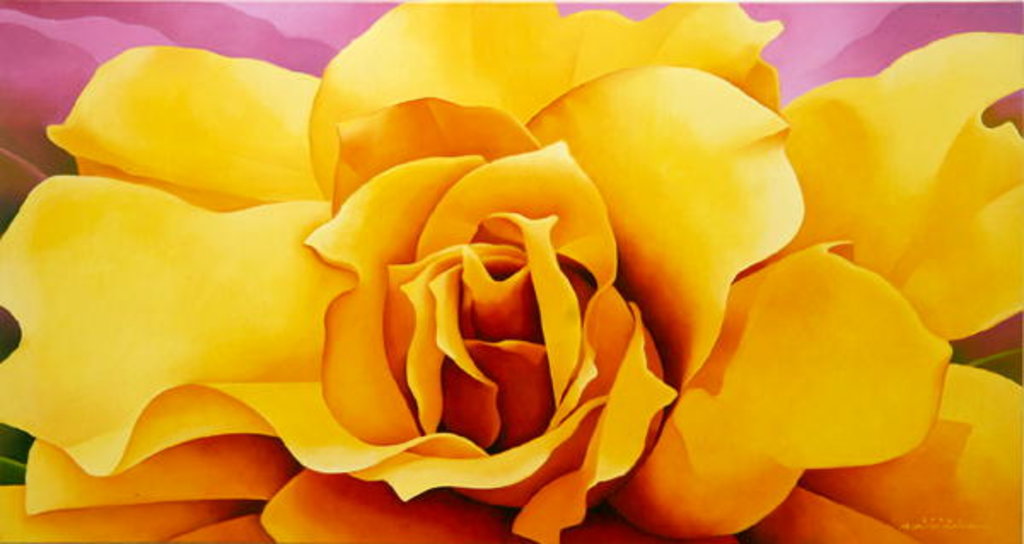 Detail of The Golden Rose, 2004 by Myung-Bo Sim