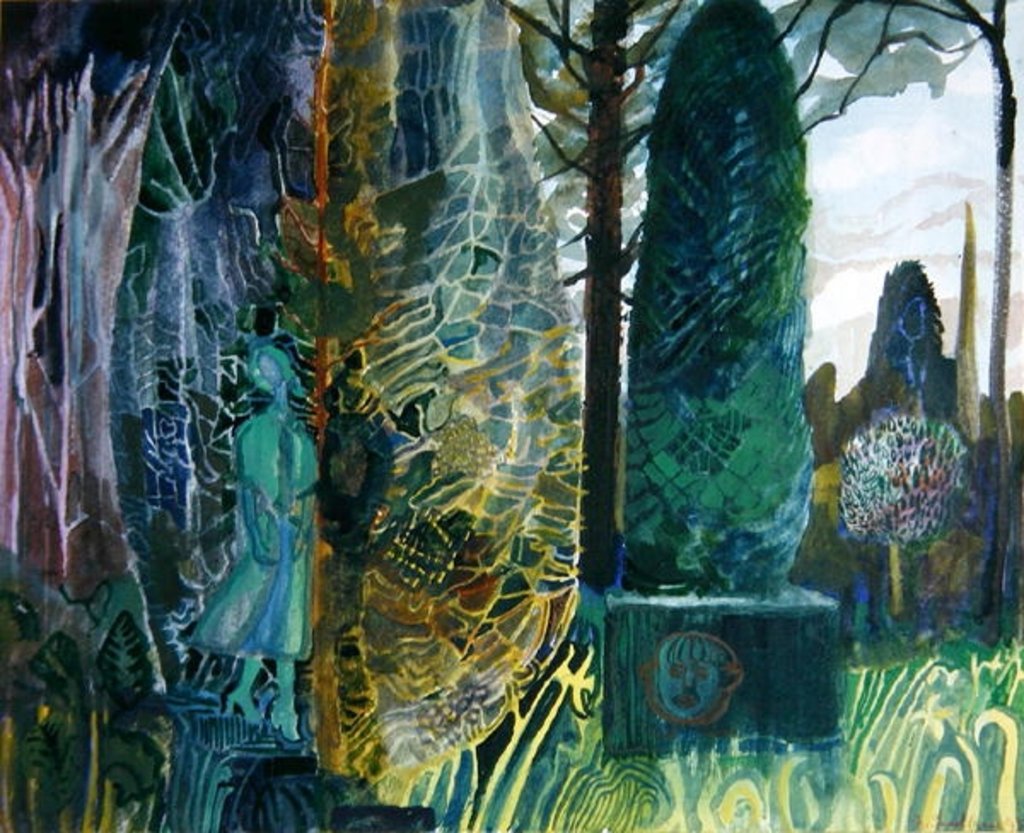 Detail of The Green Lady by Michael Chase