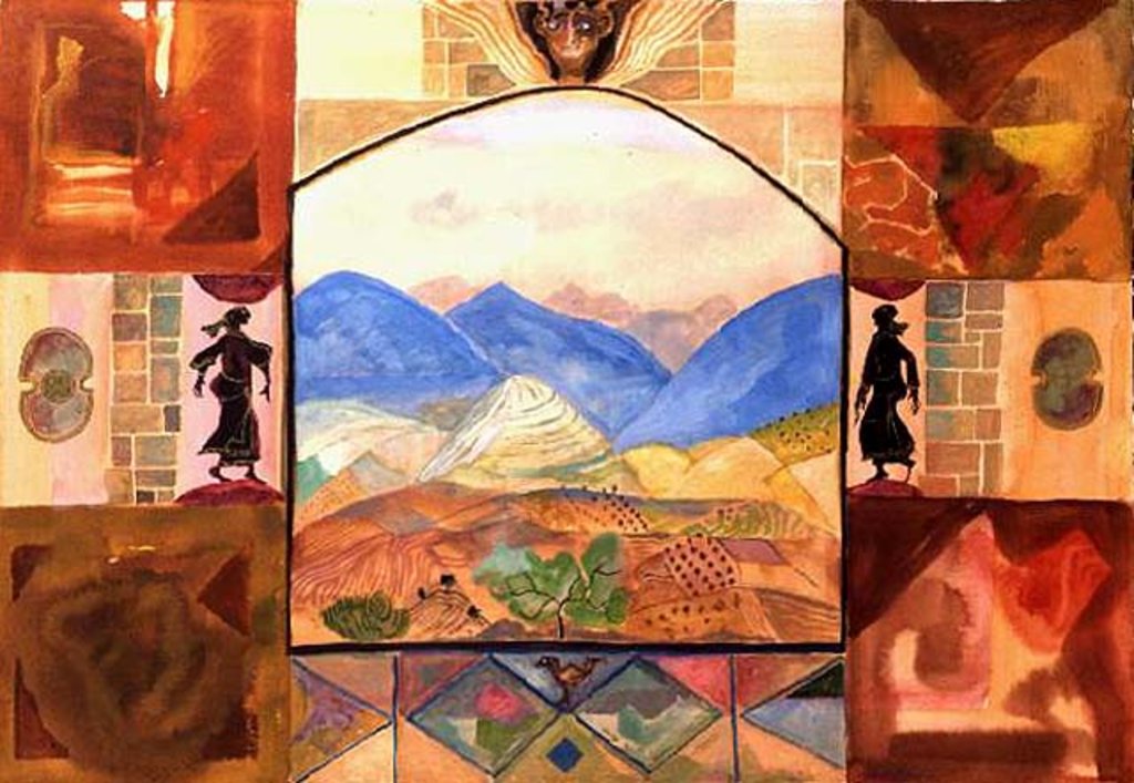 Detail of Greek Dancers, Hosios Lukas Country by Michael Chase