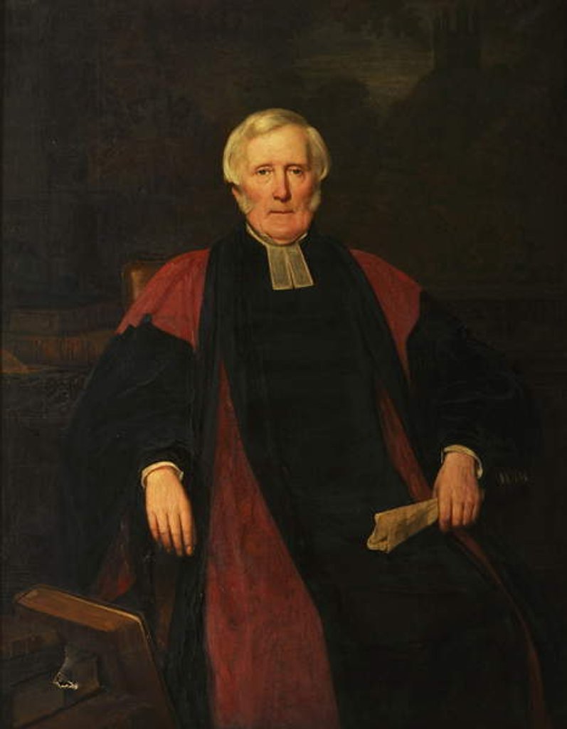 Detail of Frederick Bulley, President of Magdalen College by Pierre François Joseph Tonneau
